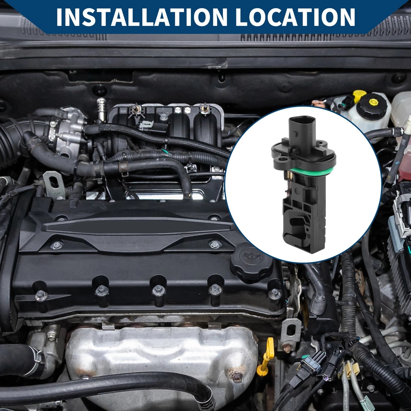 Mass Air Flow Sensor Meter for Chevrolet Volt L4 1.4L (2011–2015) No.92196278