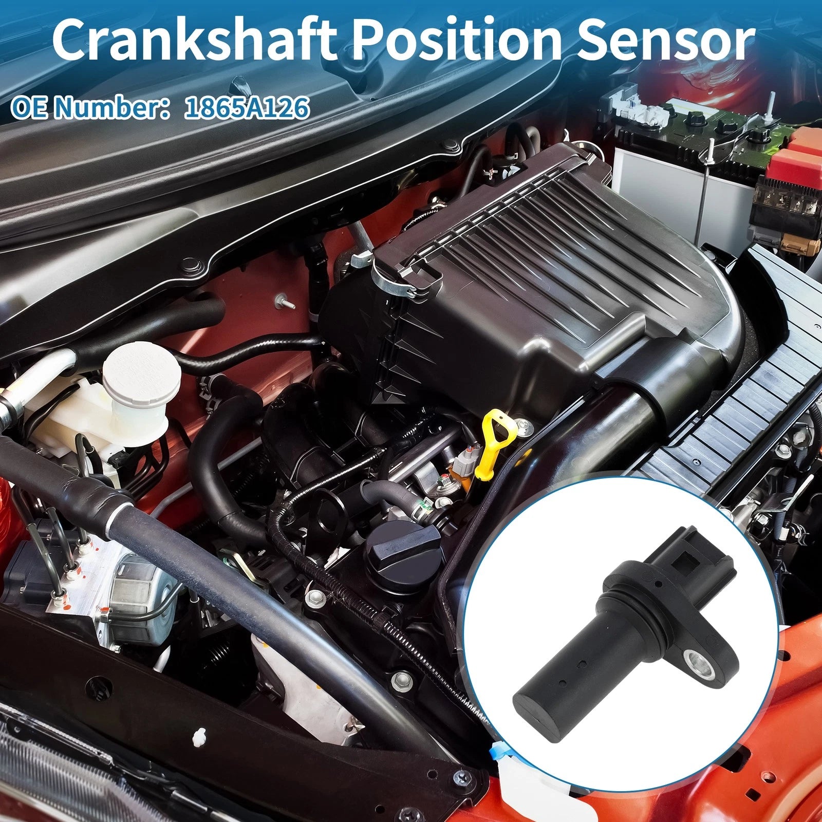 Crankshaft Position Sensor for Mitsubishi Lancer 2.0 2.4 (2008–2013) No. 1865A126