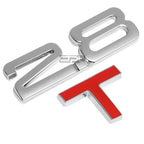 Polish Chrome Fender Emblem Badge for Audi 2.8T