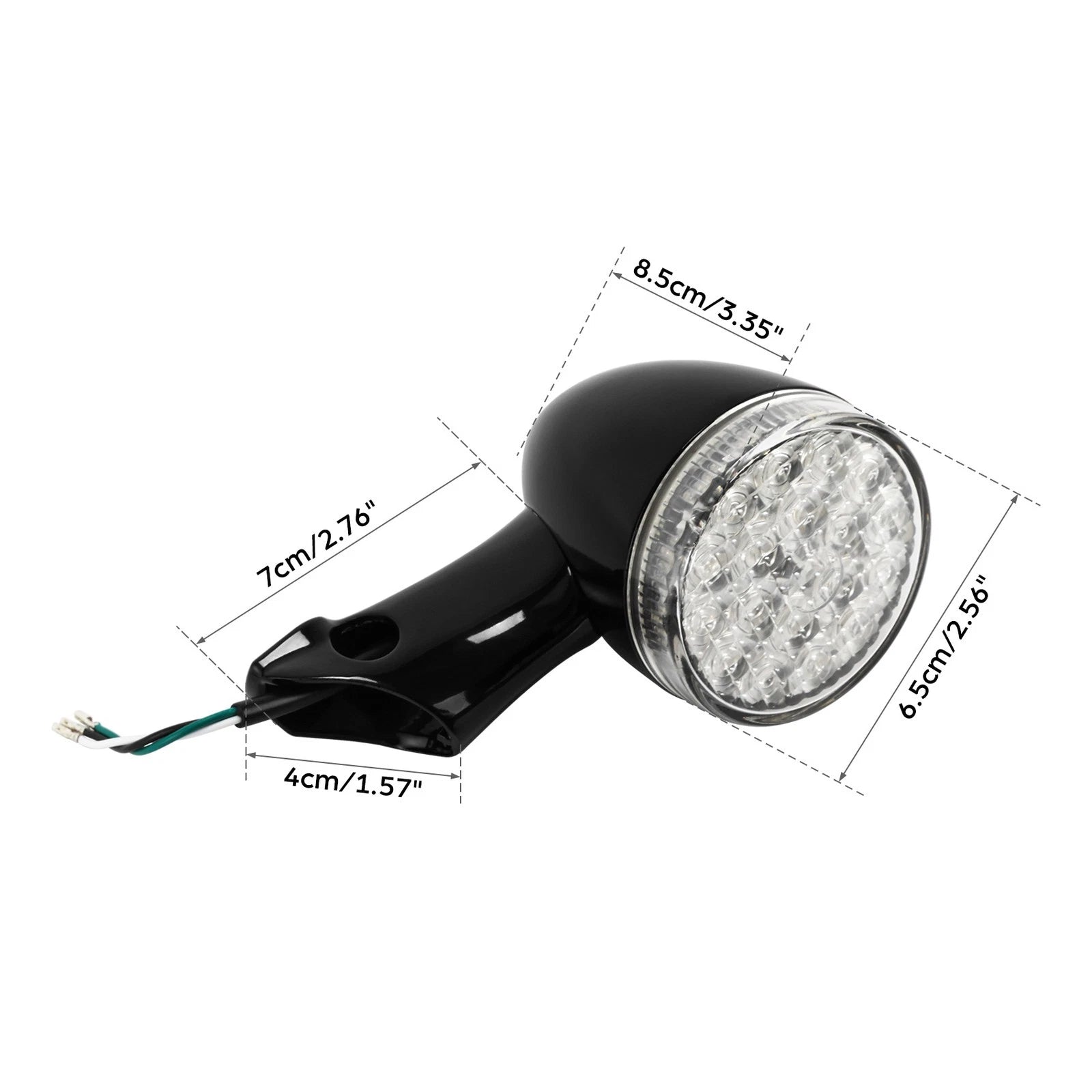Front Turn Signals Amber Lights for Harley Sportster 48 XL1200X (2016–2022)