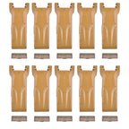 Set of 10 Bucket Teeth for Backhoe Loader (Compatible with V17SYL)