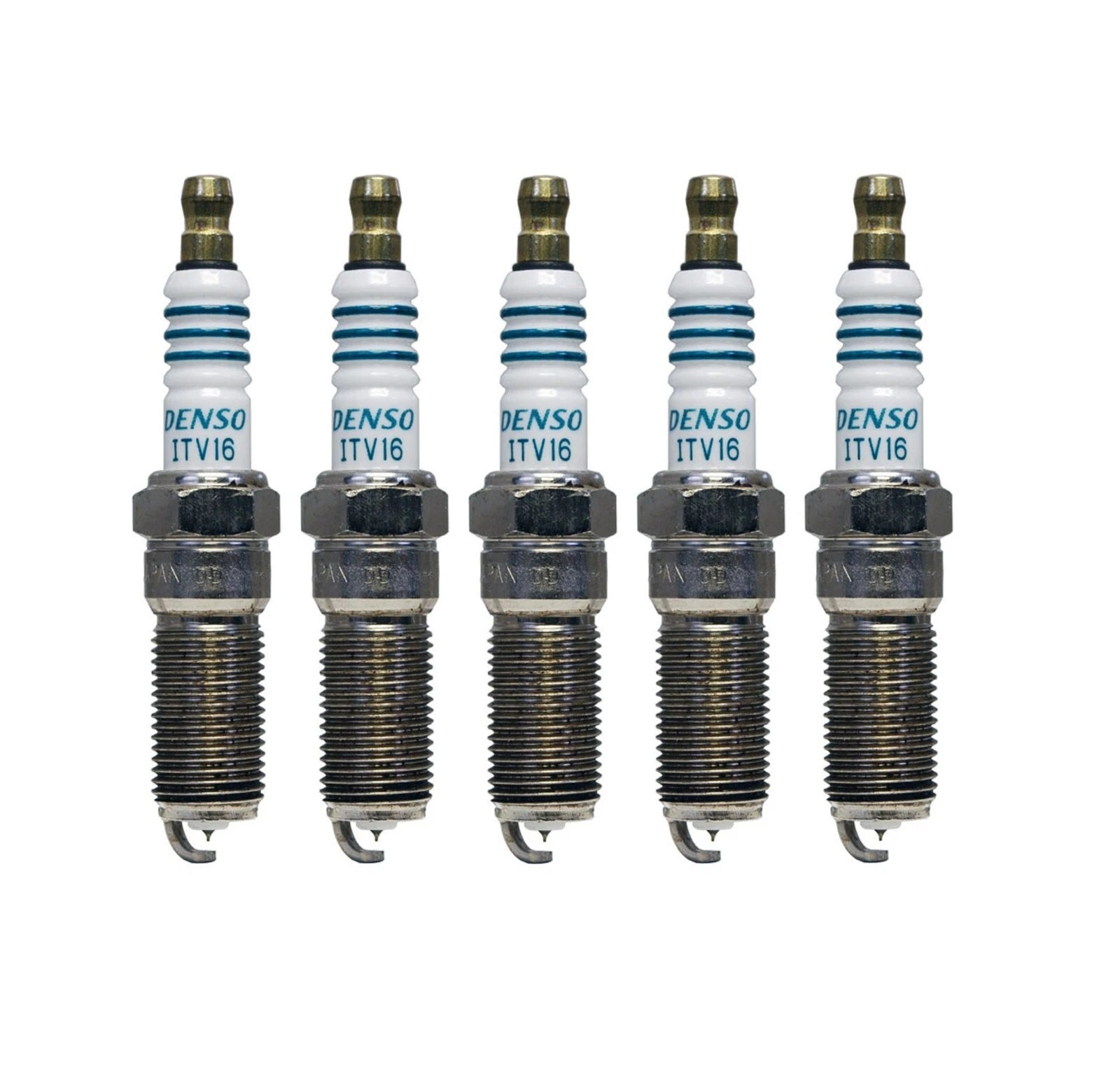 Set of 5 Iridium Spark Plugs for Chevy GMC Hummer Isuzu (Gap 0.044)