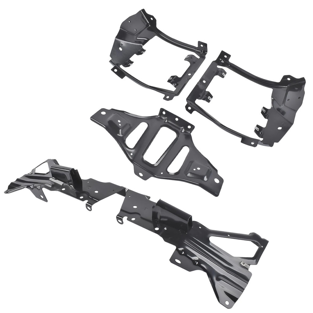 Front Bumper Support & Mount Bracket Set for Chevy Silverado 1500 (2016-2018)