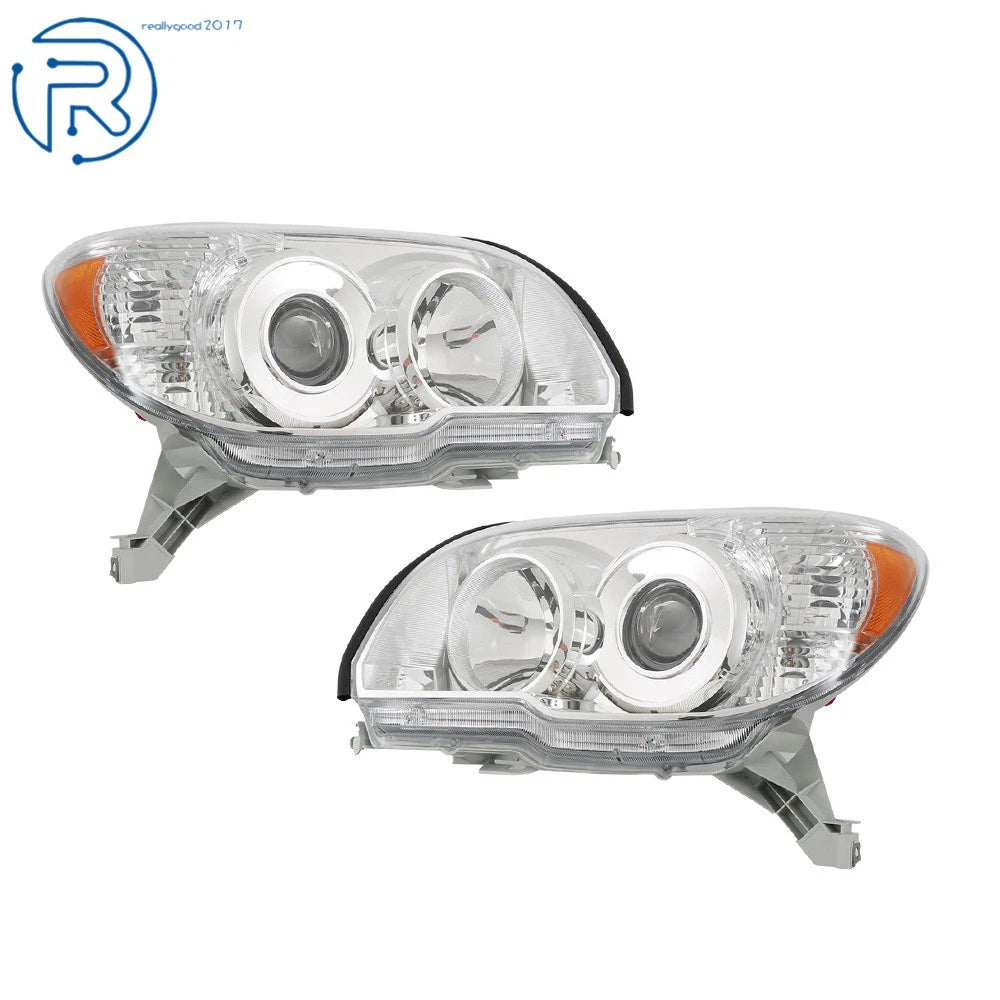 Headlights for Toyota 4Runner (2006–2009) Halogen Left & Right Chrome