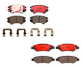 Brembo Front & Rear Ceramic Brake Pads Kit for Chevrolet Camaro (2010–2015)