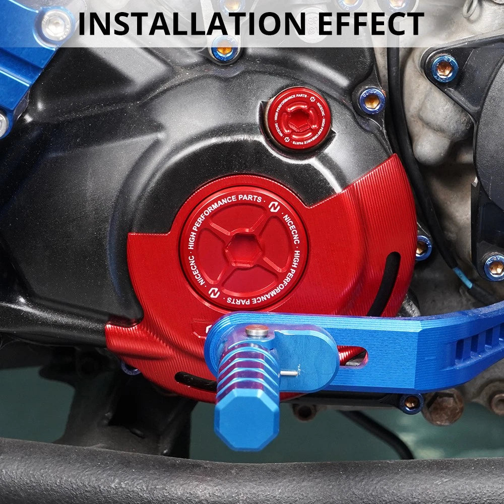 Aluminum Engine Timing Plug + Crankcase Cover for Yamaha YFZ450R (2009–2025)