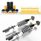 Set of 2 Rear Upper Lower Bumpers Shock Mounts No. 33506767010 for BMW E82 128i
