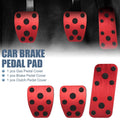 Foot Pedal Pads Gas Brake Clutch Cover Kit for Subaru Impreza Forester 