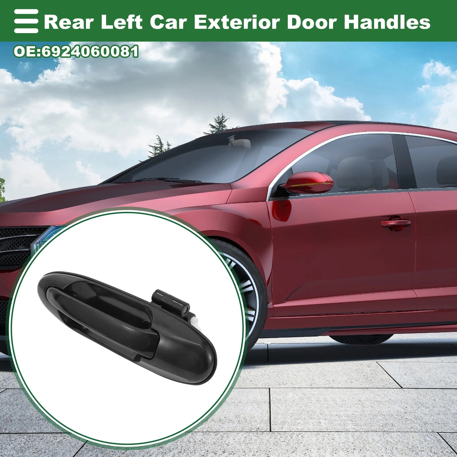 Rear Left Door Handle for Toyota Land Cruiser (No. 6924060081)