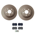Hella Rear Rotors for Mercedes W220 W221 (2000–2013) - Bosch QuietCast Disc Brake Kit