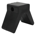 V-style bow stop for boat trailers (Rubber, Non-marking)