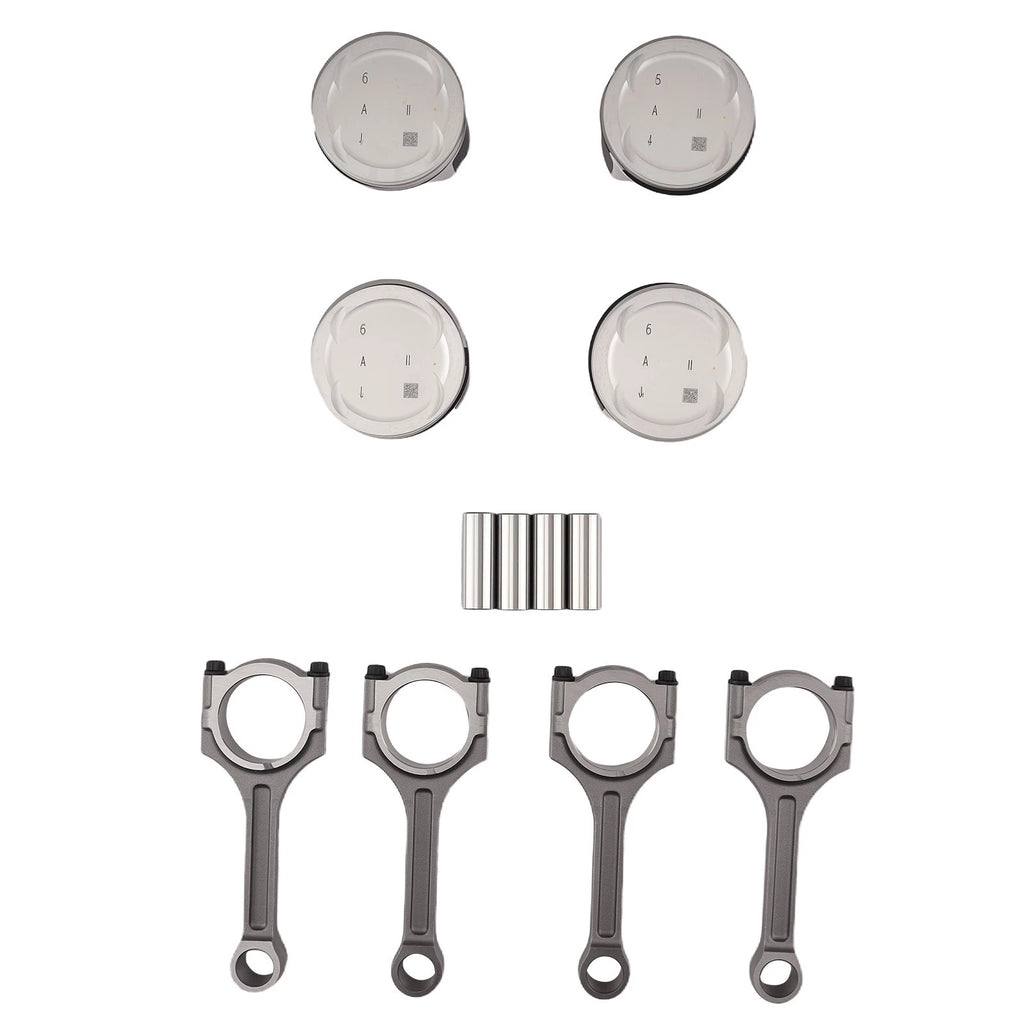 Set of 4 Connecting Rod Pistons for Hyundai Sonata, Kia Sorento, Optima (2011–2019)