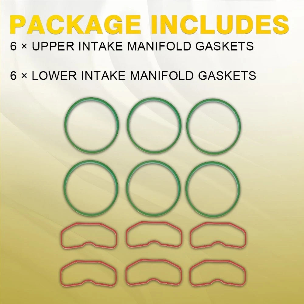 Set of 12 Intake Manifold Gaskets for Audi 3.0T B8 S4 SQ5 A6 S5 A7