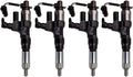 Set of 4 Fuel Injectors for Hino P11C Engine (23670-E0370)