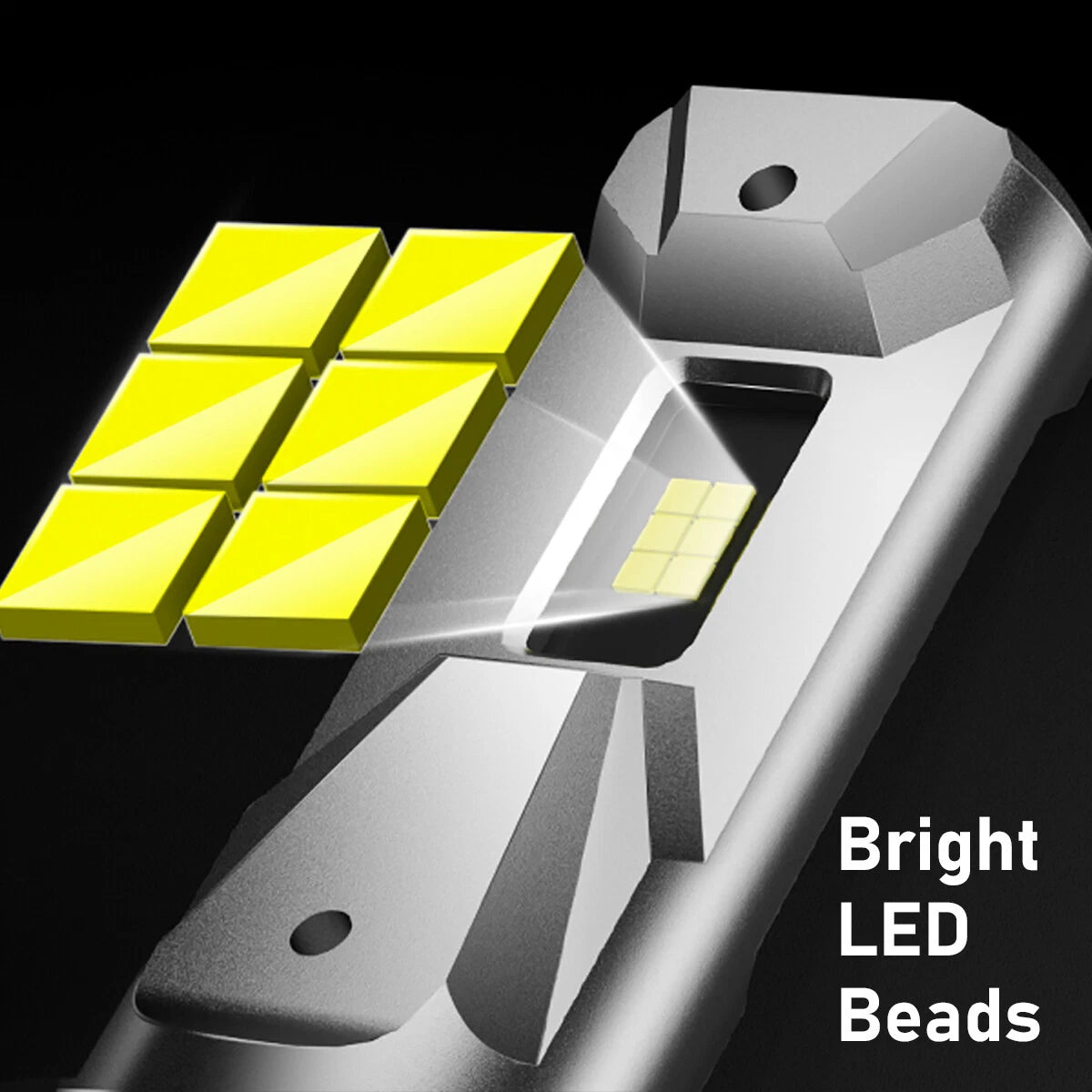 2X NOVSIGHT 9005 9006 LED Headlight Bulbs Kit for Hi/Low Beam (6500K)