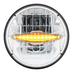 LED Headlight 7 Inch High Power with Amber Position Light for Ultrx (2021–2021)