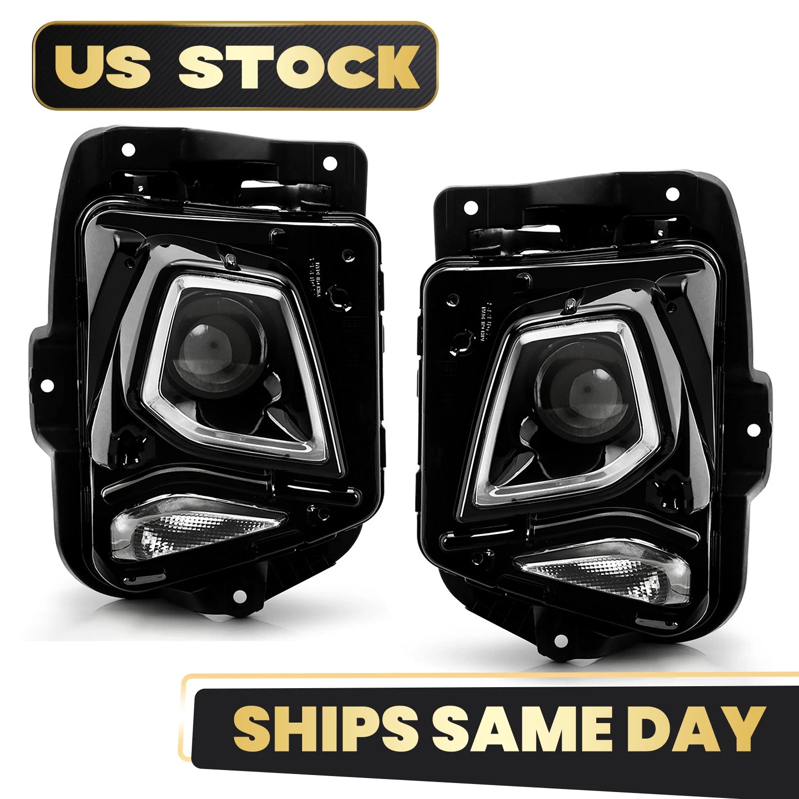 LED Projector Headlight Set for Chevy Blazer (2019–2022) w/LED Module & Bulb