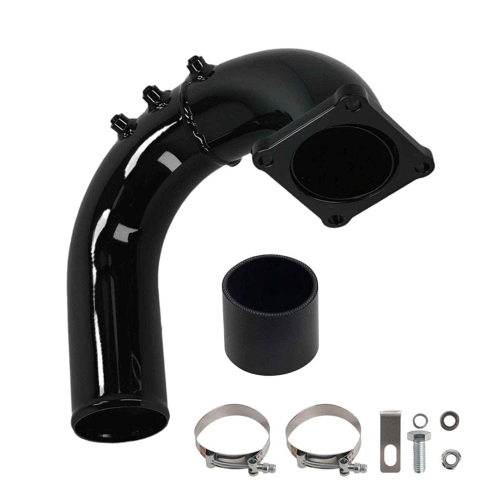 Performance Diesel Intake Pipe for Dodge Ram 5.9L (2003–2007) 3" Clamps Black