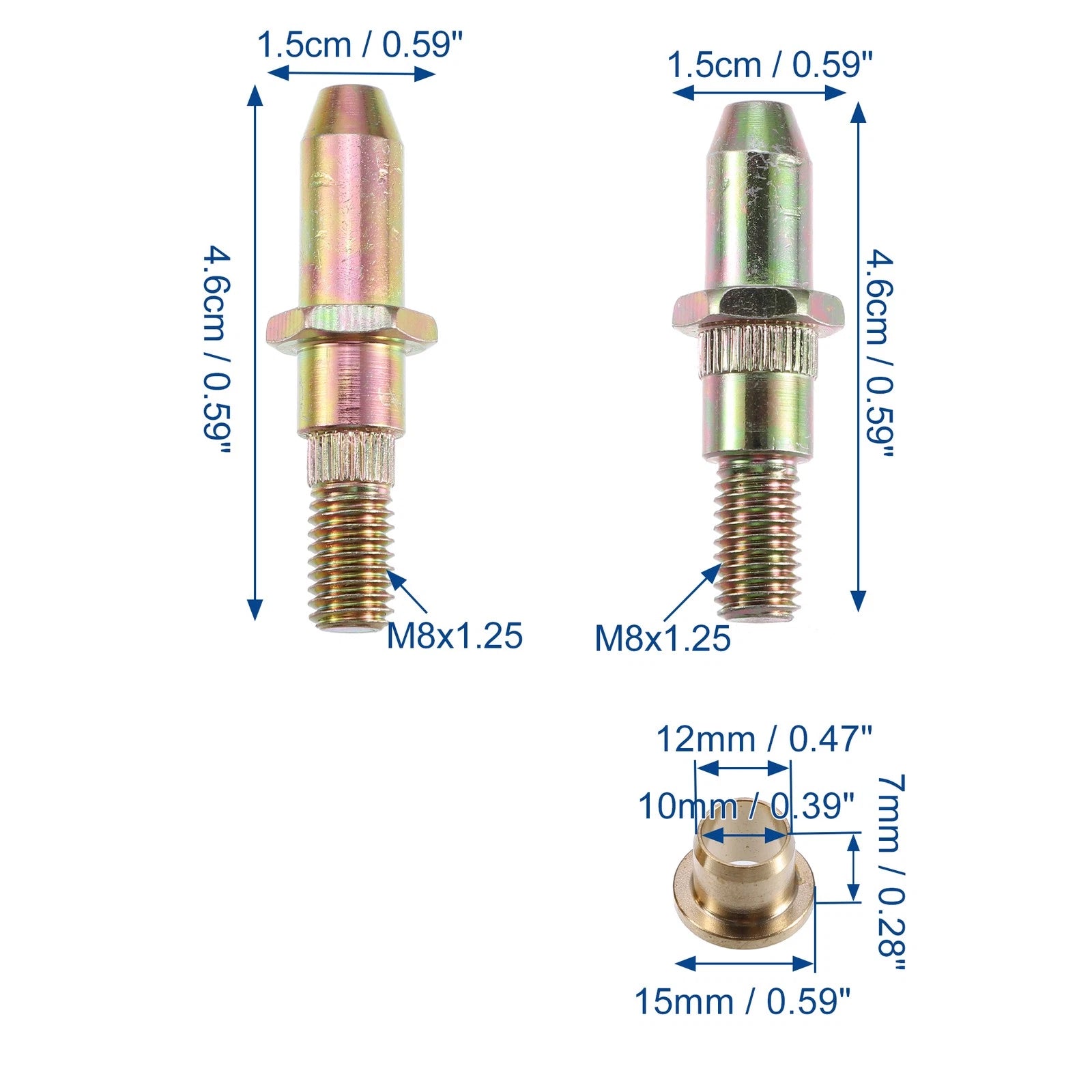 Set of 1 Door Hinge Pin Bushing Repair Kit for Chevy 