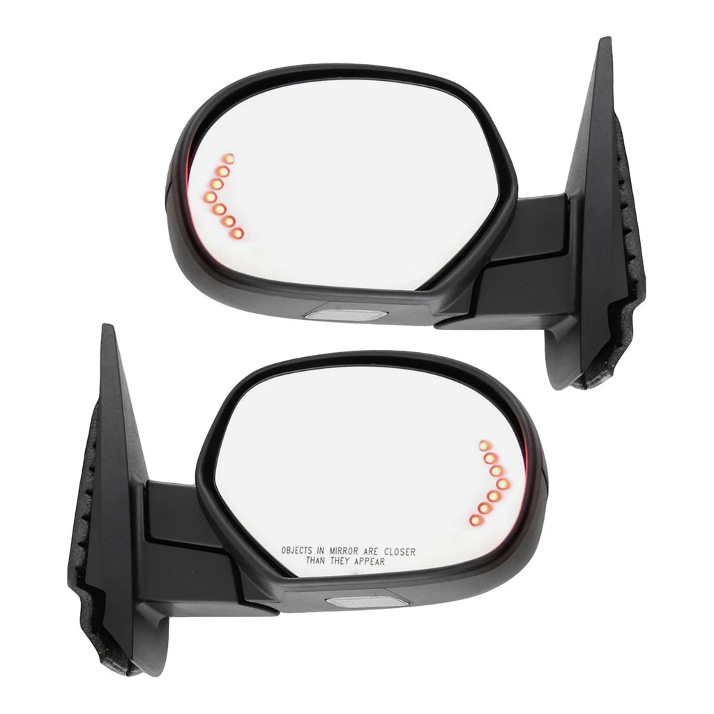 Power Mirror Set for Chevy Silverado 1500, GMC Yukon (2007–2013)