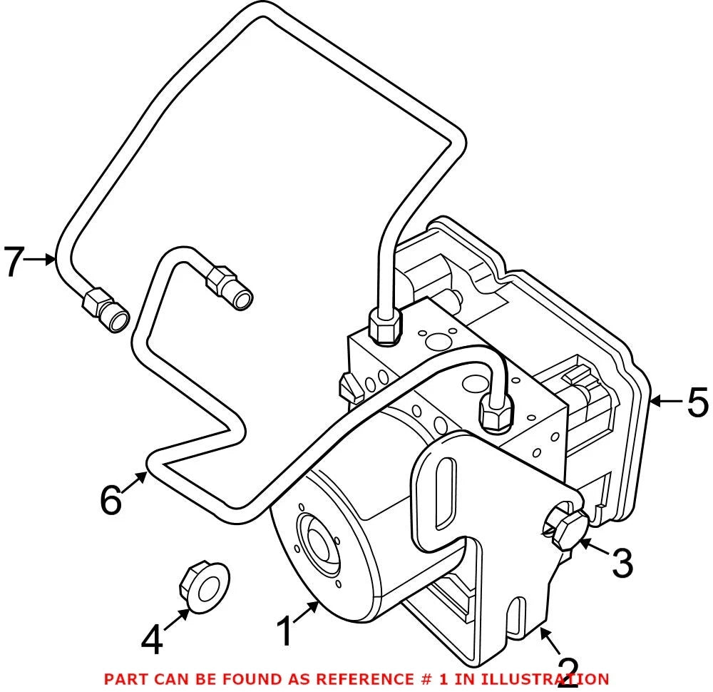 Genuine OEM ABS Modulator for Dodge Durango, Jeep Grand Cherokee (WK)