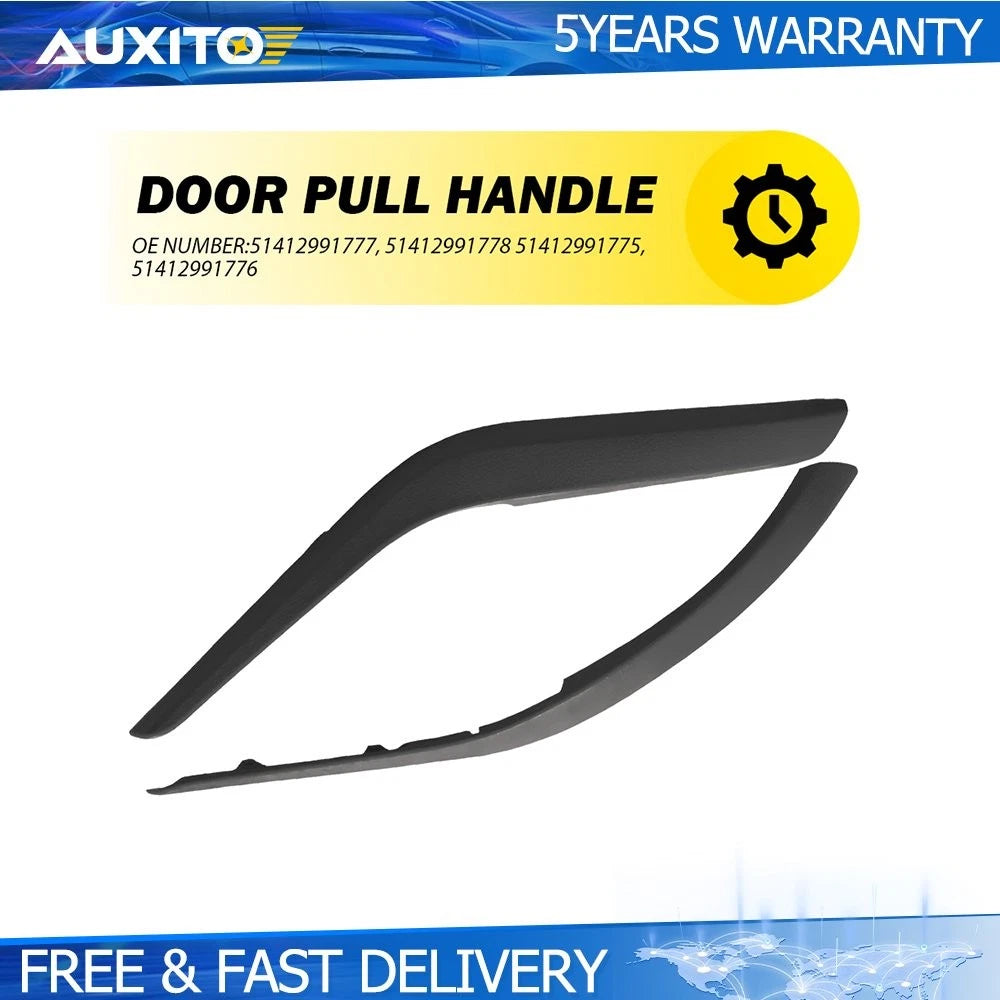 Black Inner Door Pull Handle Cover for BMW X1 E84 (2010–2016)