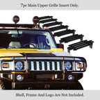 Stainless Steel Black Billet Grille Insert for Hummer H2 (2003-2007)