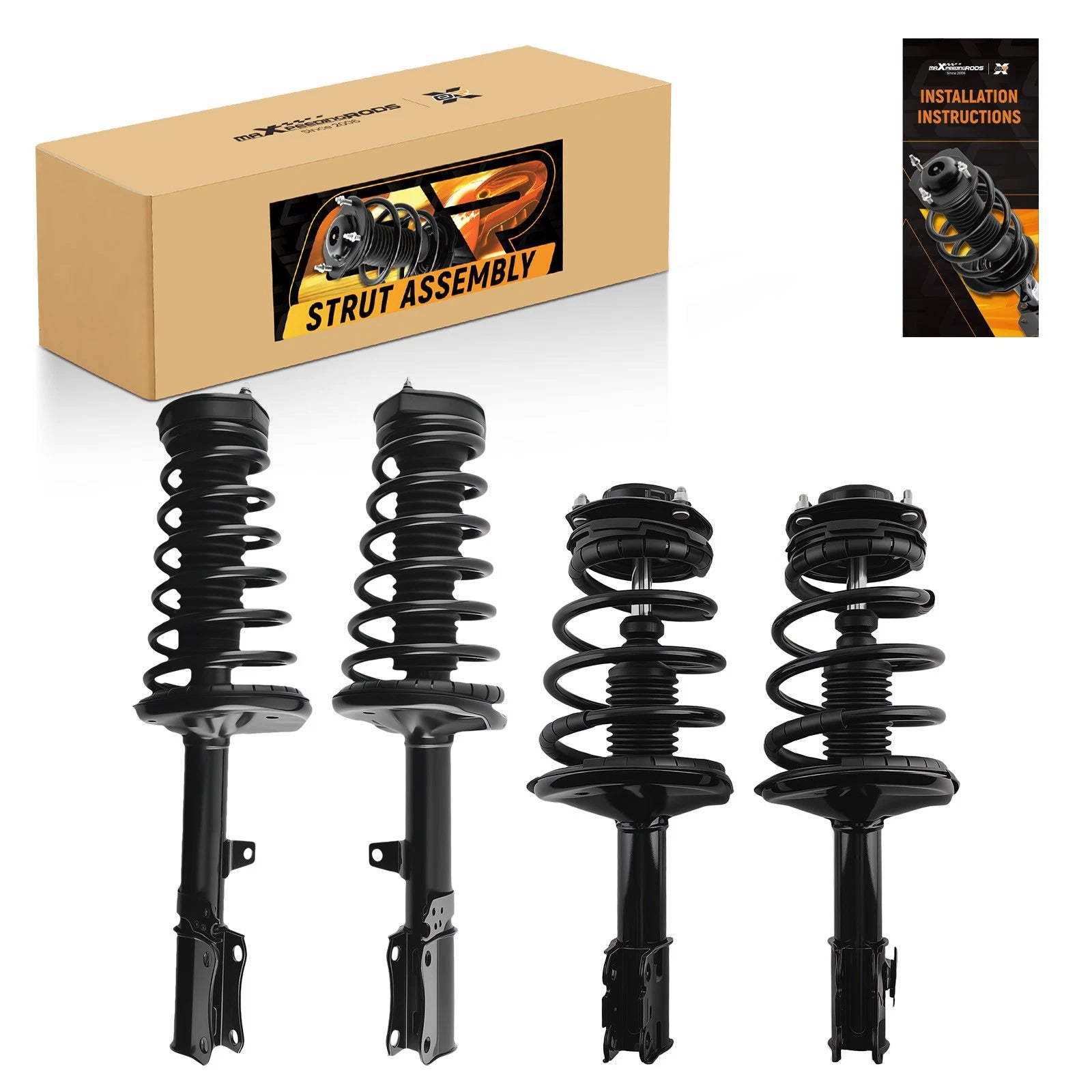 Complete Struts w/ Coil Springs Kit for Toyota Camry 1992–1996 2.2L