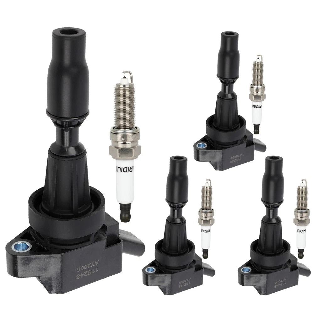 Set of 4 Ignition Coils & Spark Plugs for Hyundai Tucson (2016-2018)