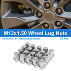 20 Pcs M12x1.50 Wheel Lug Nuts for Chevrolet Impala (2008–2009) No. 6112631/611263