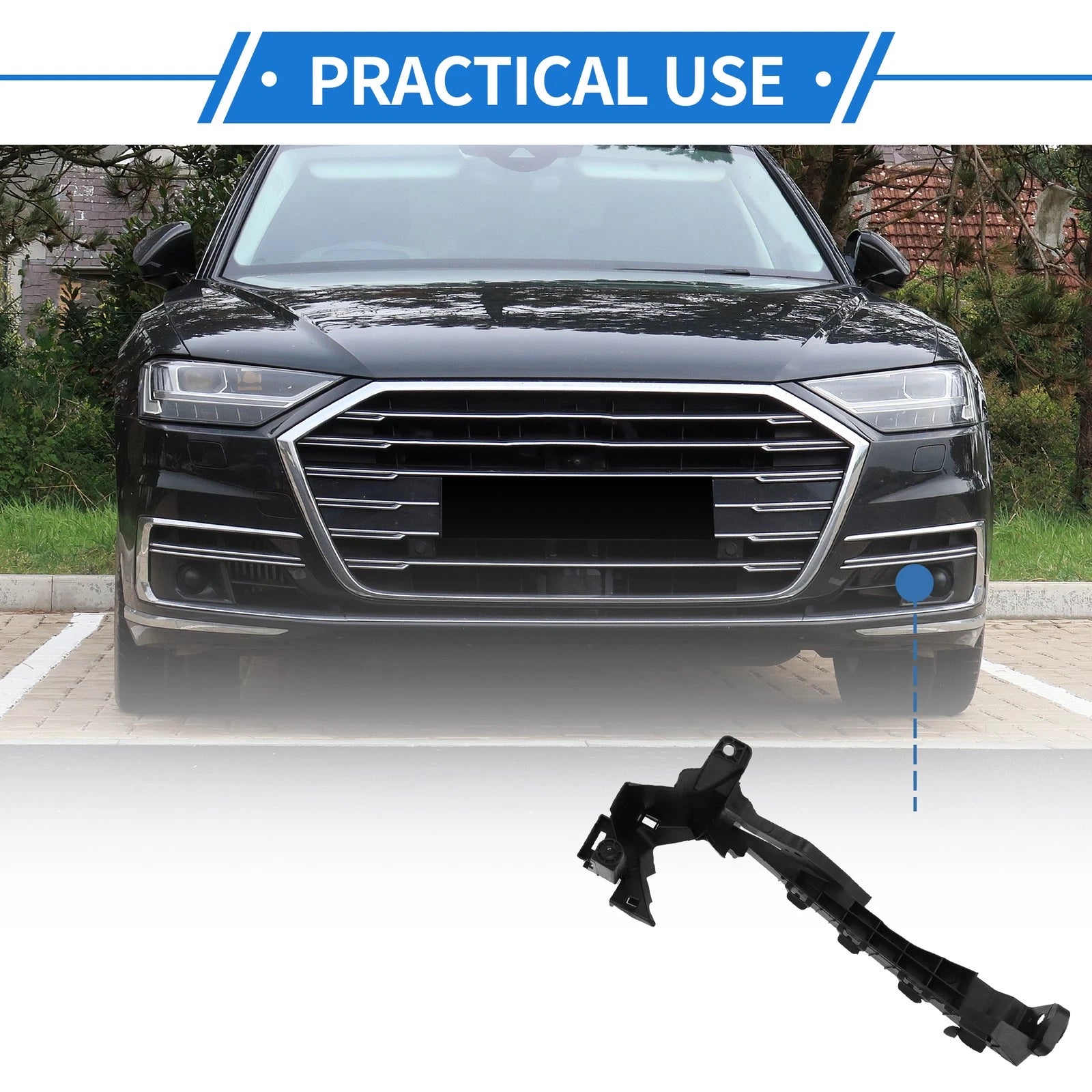 Front Left Bumper Retainer Bracket No. 71190TFAT00 for Honda CR-V (2015–2016)