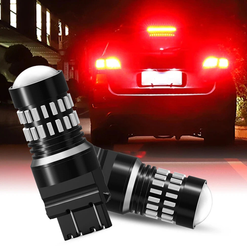 2X LED Brake Stop Tail Light Bulbs 3157 3057 Red for Chevy Silverado 1500 (1999–2013)