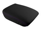 Leather Console Lid Armrest Cover for Honda Pilot (2003–2008) Purple Stitch