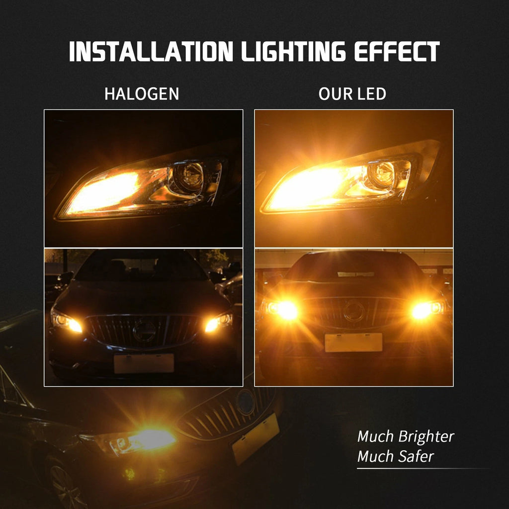 2X Yellow Amber LED Turn Signal Bulbs for [Make Model] ([YYYY–YYYY])