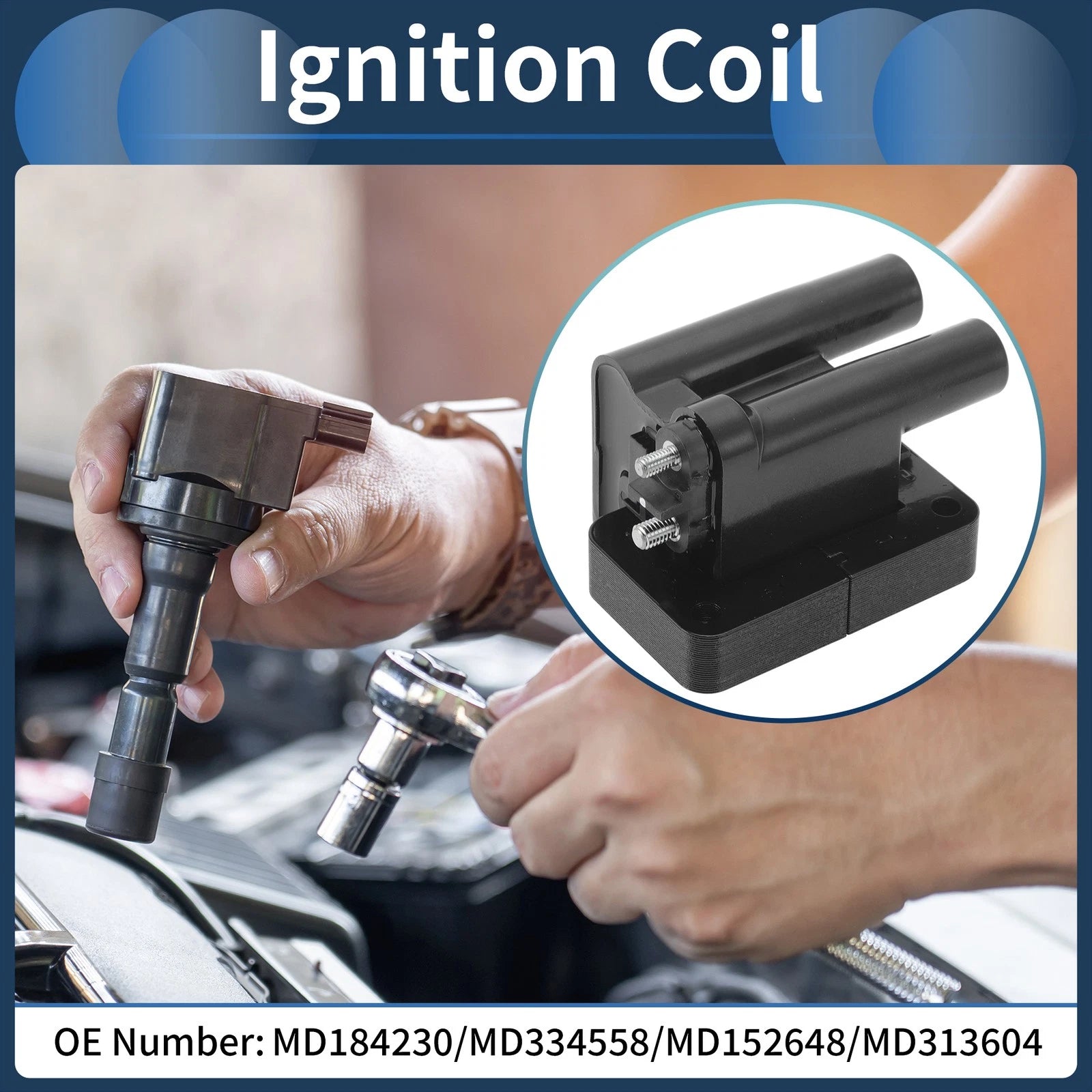 Ignition Coil Pack No.MD184230 for Land Rover Range Rover (1996–1998)