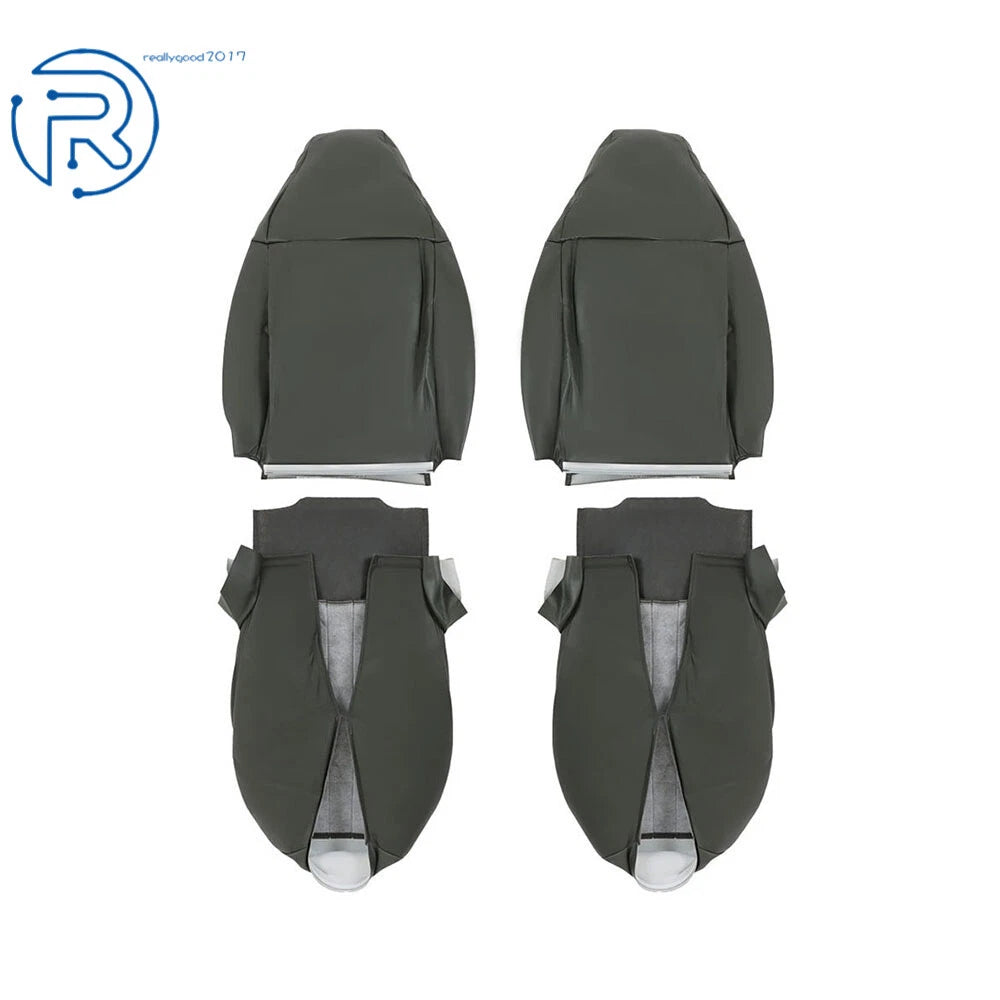 Set of 2 Dark Gray Seat Covers for Chevy Express 1500 2500 (2003-2014)