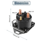 12V Starter Solenoid Switch Relay for Ford  - 3 Terminals