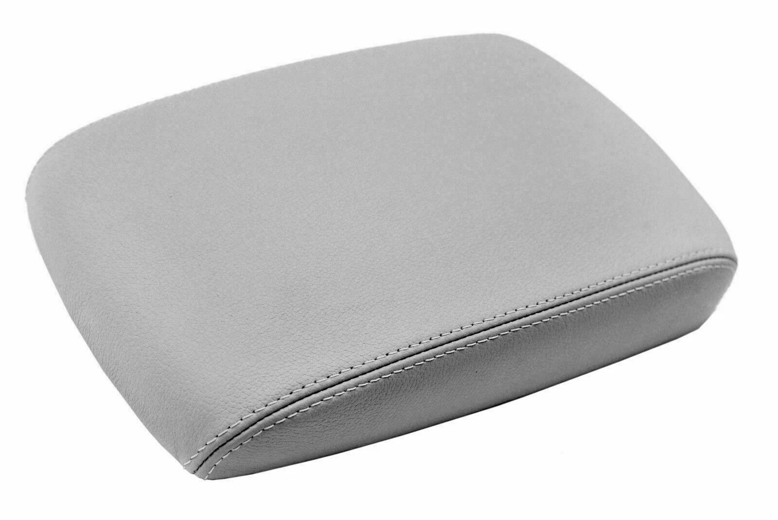 Leather Console Lid Armrest Cover for Nissan Maxima (2004–2008) Gray