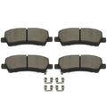 2X Rear Brake Pads w/ Hardware for Ford Mustang (2015–2018) RWD