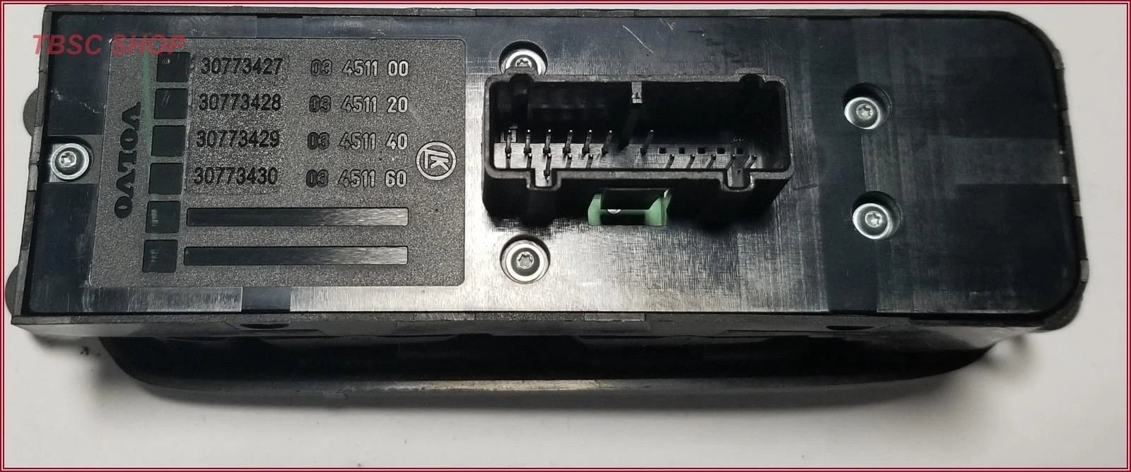 Master Driver Window Control Switch for Volvo S40 (2004–2008) 30773427