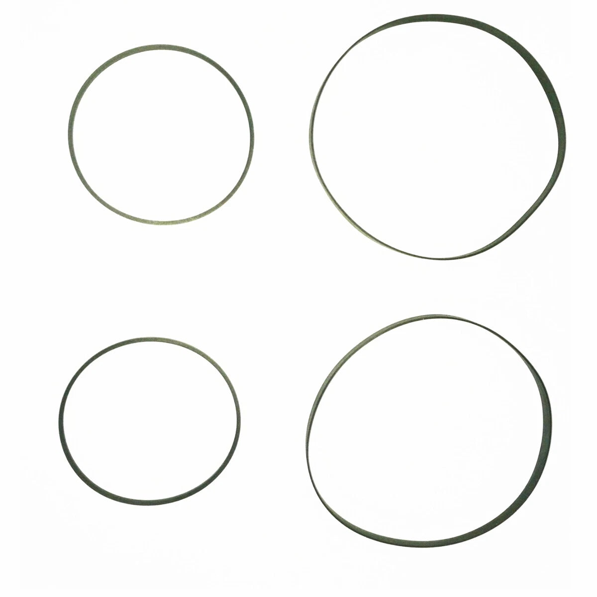 Set of 4 Belts for Sony TC-WE605S TC-WR635S TC-WR545 TC-WR670 TC-H1600
