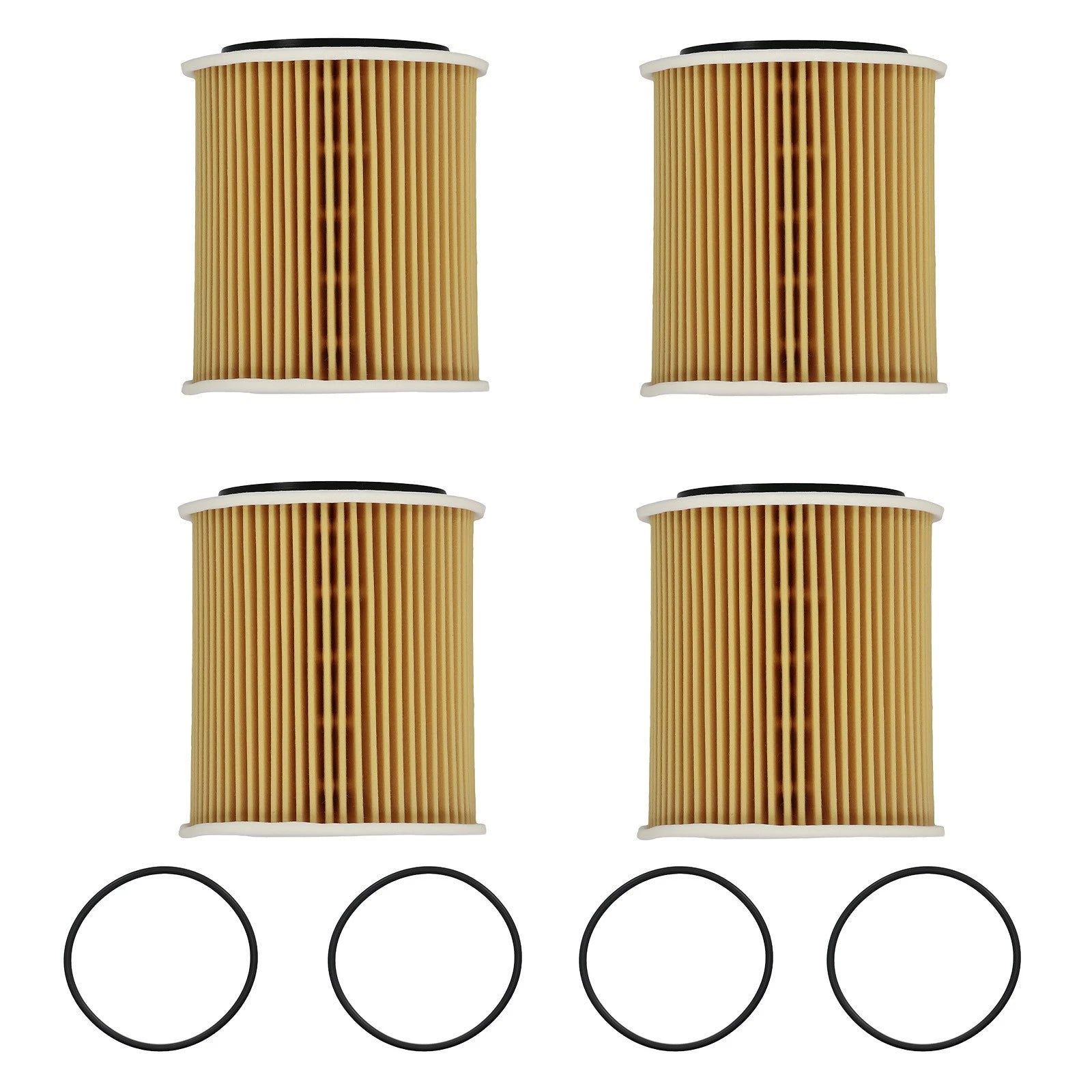 Set of 4 Oil Filters for BMW 428i 435i xDrive (2014–2016)
