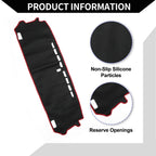 Dashboard Cover Mat for Honda FIT Shuttle GK8 (2015-2022) Black Red 1 Set