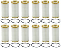 Set of 12 Engine Oil Filters for Audi A3 A4 A6 Q3 A5 Quattro, VW Arteon Atlas Beetle GTI