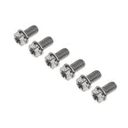 6pcs M6x35mm Titanium Torx Head Flange Screws for Motorcycle Bike Bicycle