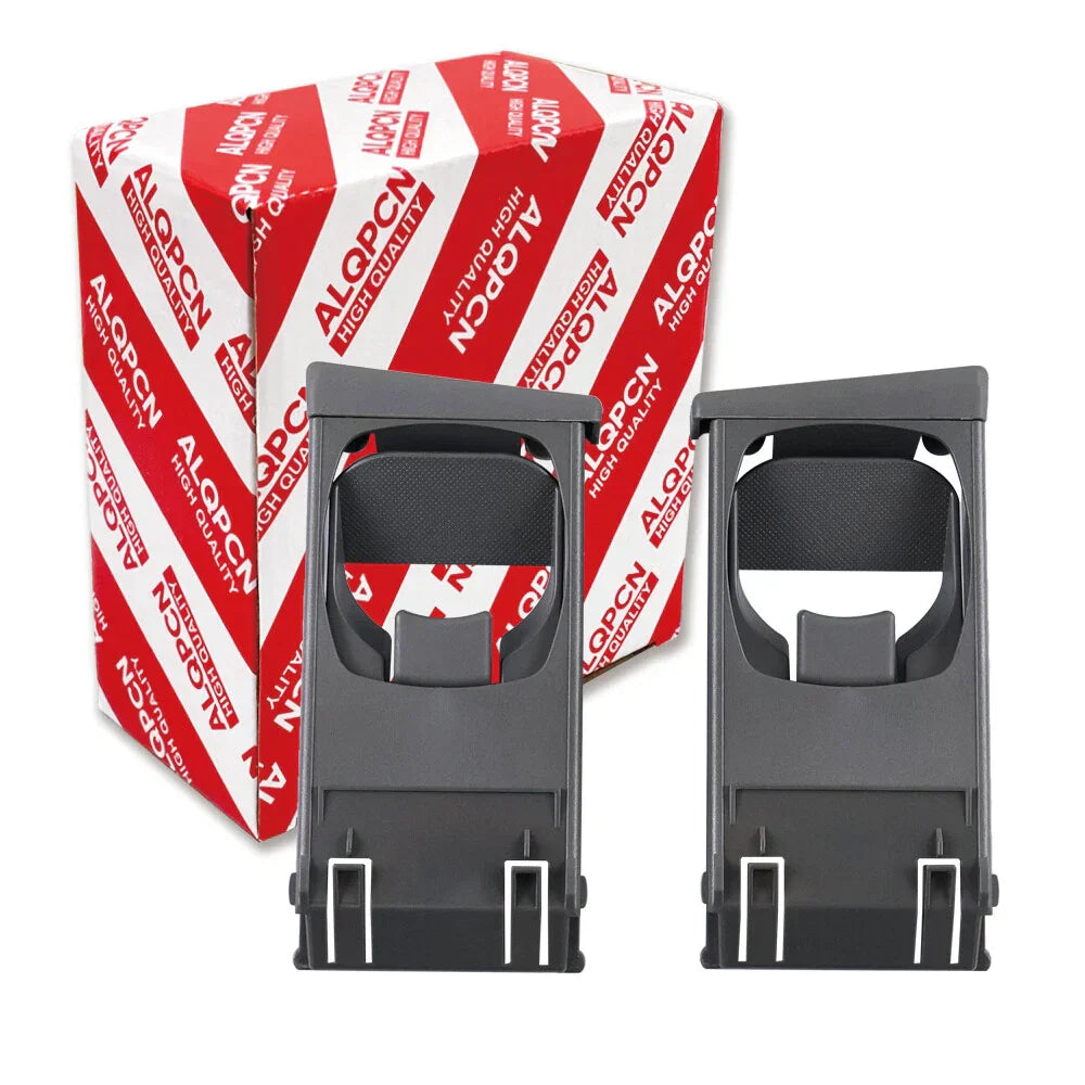 Grey L&R Front Cup Holder Trim for Toyota Hilux Vigo Fortuner (2005-2014)