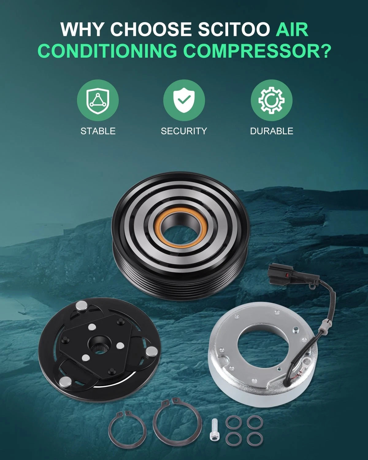 A/C Compressor Clutch for Subaru Forester Impreza XV Crosstrek (2011–2013)