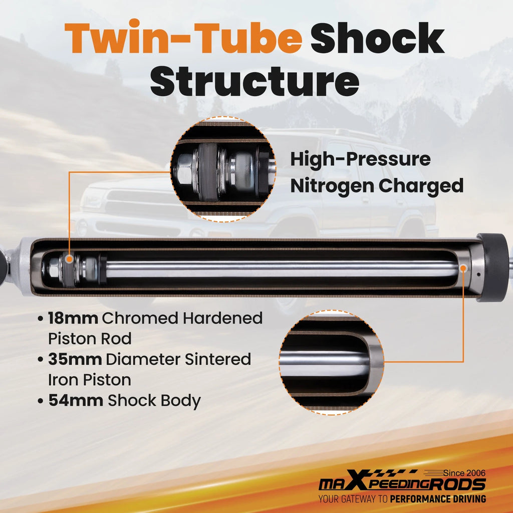 3" Lift Kit for Toyota 4Runner (1996–2002) Shocks & Coil Springs