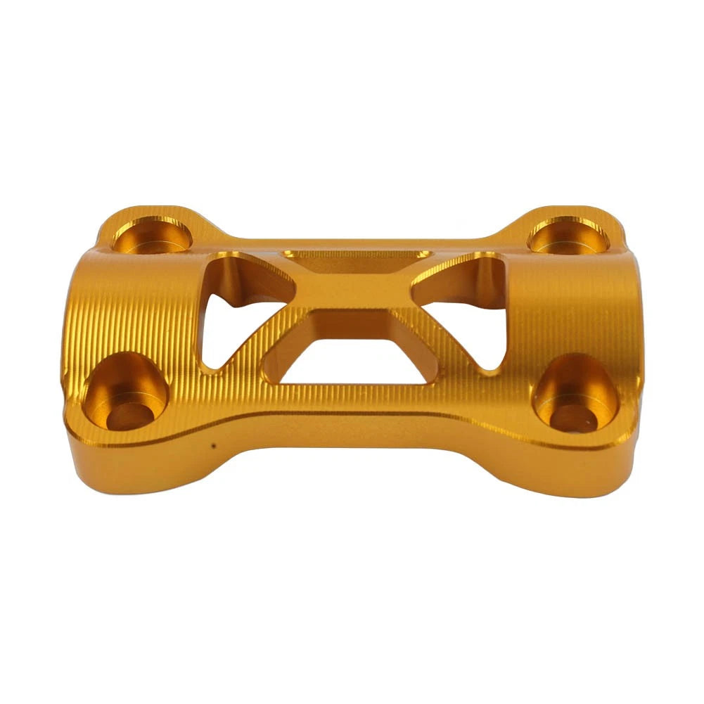 Handlebar Riser Mount Clamp Top Cover Gold for Honda CB500X (2019–2022)