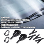 Set of 2 Windshield Washer Nozzles No. 5116079AA for Chrysler 200 (2011)